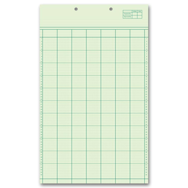 columnar legal pads sheets