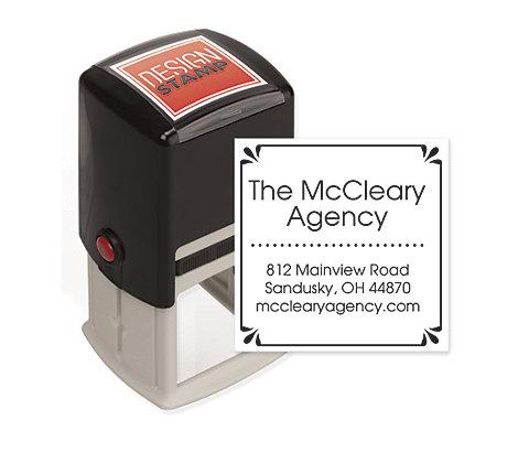 Charming Corners Design Stamp - Self-Inking
