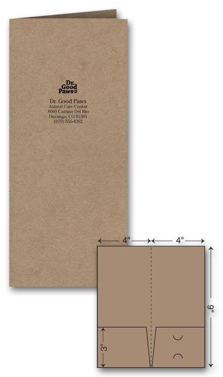 Mini Presentation Folder - Ink Imprint