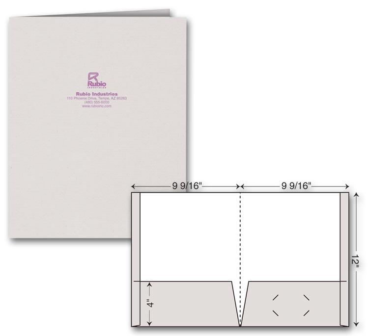 Reinforced Presentation Folder - Foil Imprint