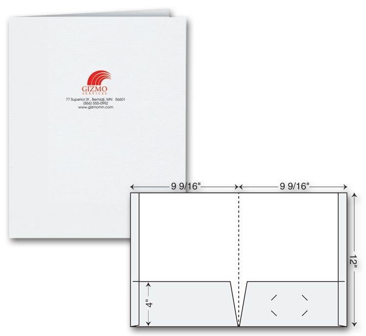 Reinforced Presentation Folder - Ink Imprint