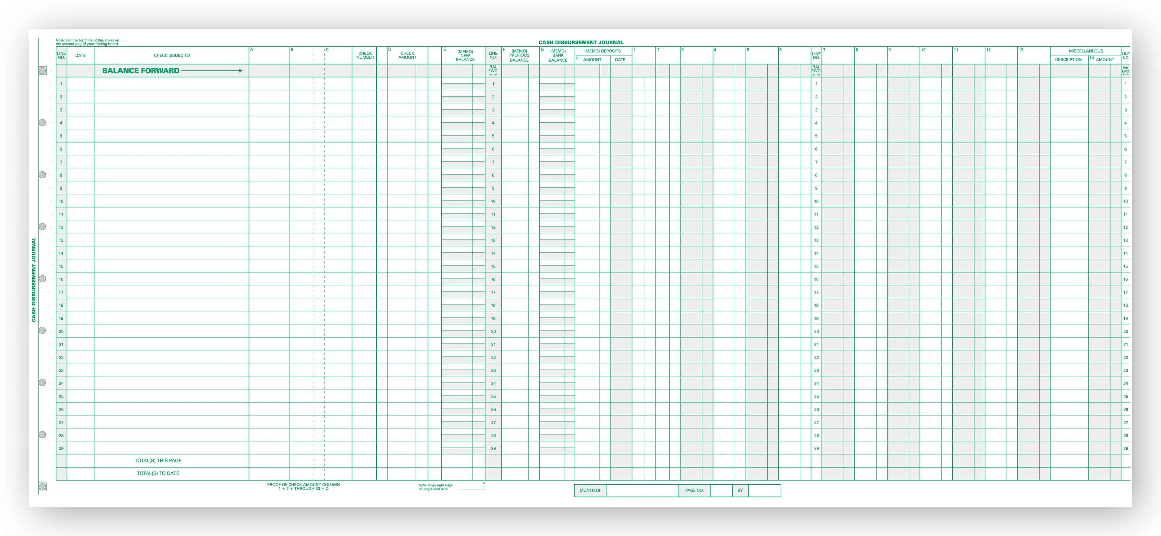 General Expense Journal