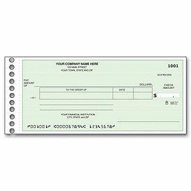 Disbursement Check