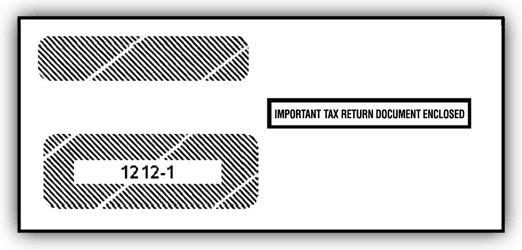 1099 Double Window Envelope