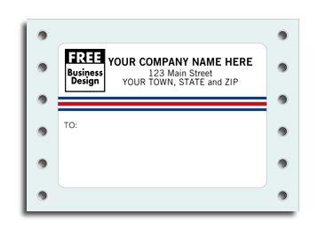 Small Continuous Mailing Labels