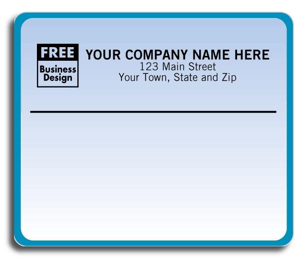Bluish Laser Mailing Labels