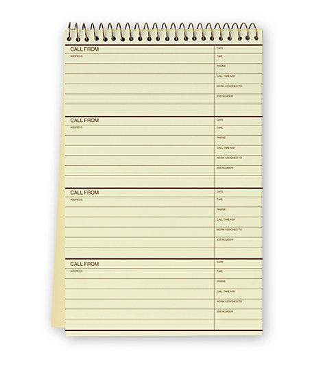 Phone Call Record Book