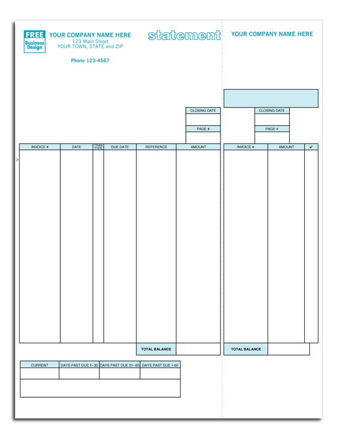 Laser Statement for DacEasy