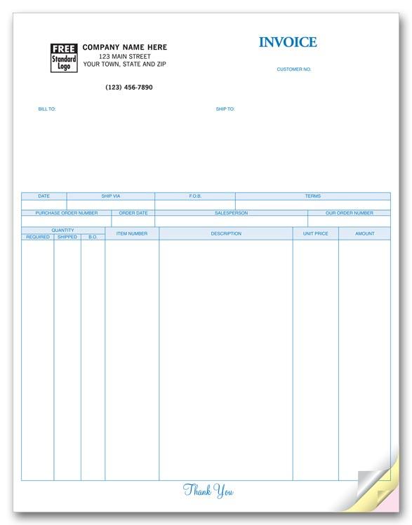 Laser Product Invoice for BusinessWorks