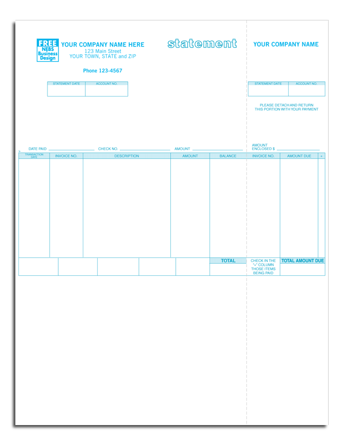 Laser Statement for Business Works