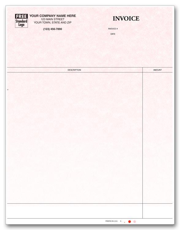 Laser Professional Invoice - Parchment