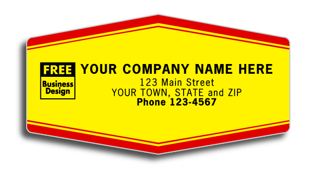Tough Laminated Yellow Service Labels