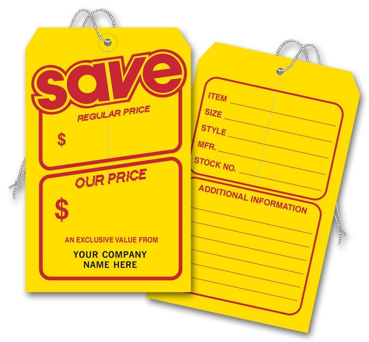 Yellow Price Tags