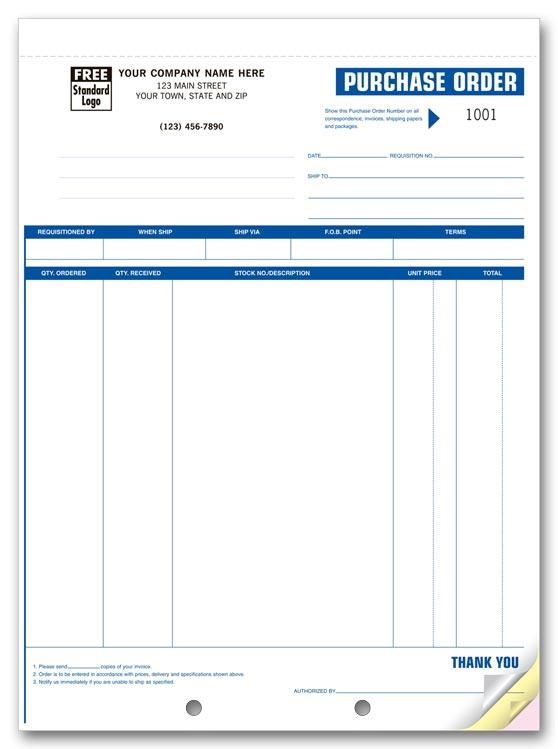 Professional Purchase Order Forms