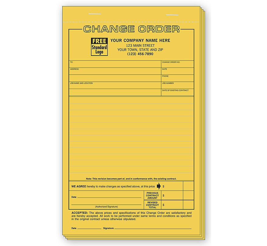 Change Orders - Classic Compact