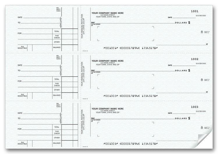 53232N, General 3-To-A-Page Checks