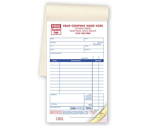 Service Order Invoice Forms Booked
