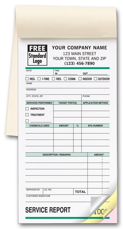 Pest Control Booked Forms