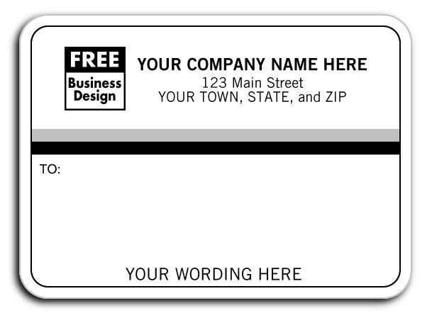 Laser/Inkjet Black and Grey Mailing Labels