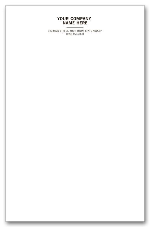 Personalized Notepads, Letterhead Format, Large