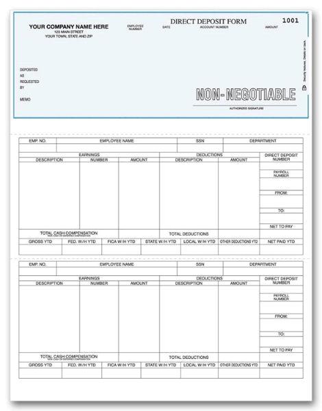 Laser Direct Deposit Form
