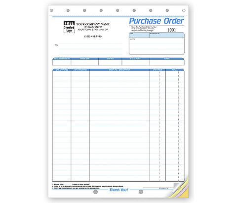 Purchase Order Business Forms