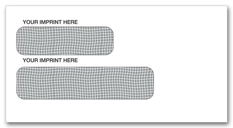 Confidential Dual Window Self Seal Envelopes