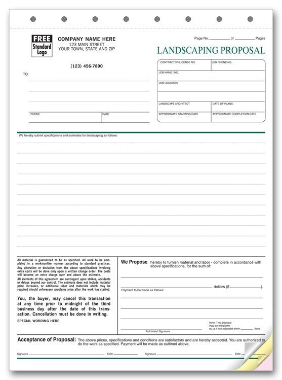 Professional Landscaping Proposals