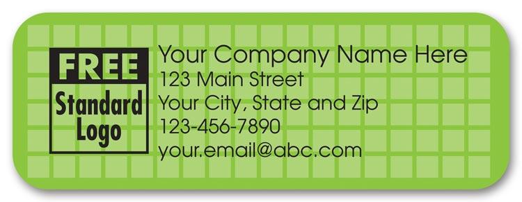 Rectangular Poly Labels with Green Squares