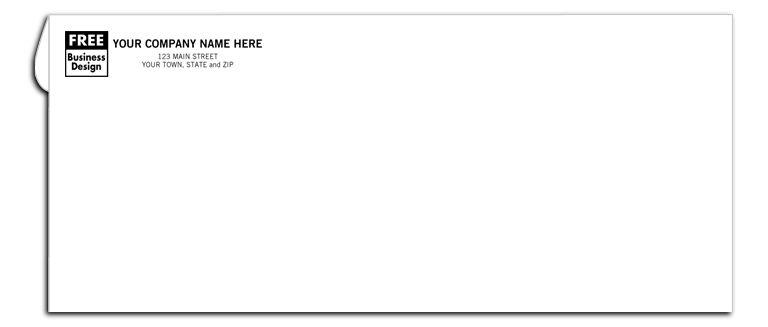 No. 10 Custom Business Envelopes, Imprinted, No Window