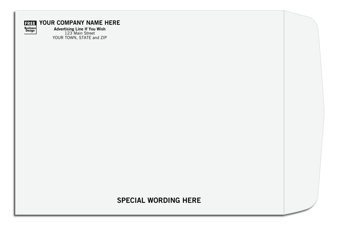 White Mailing Envelope