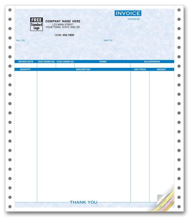 General Continuous Invoice - Parchment