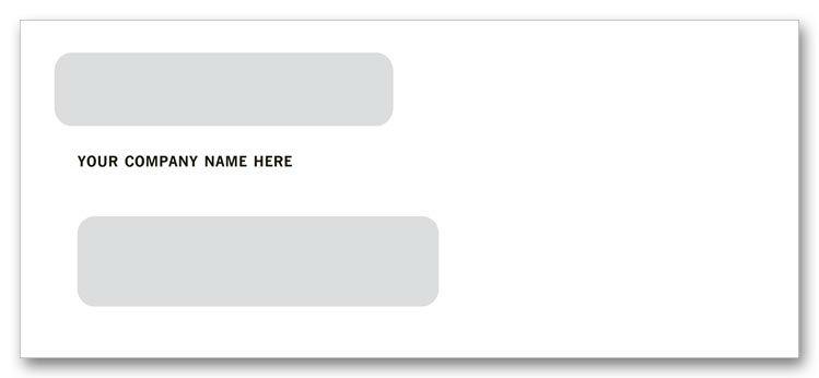 Two Window Envelopes for Checks