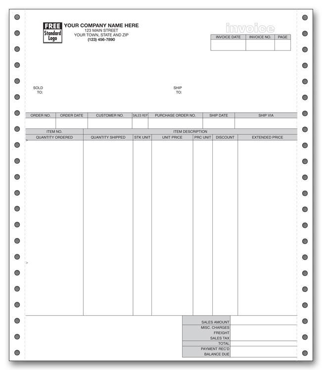 General Continuous Invoice for RealWorld