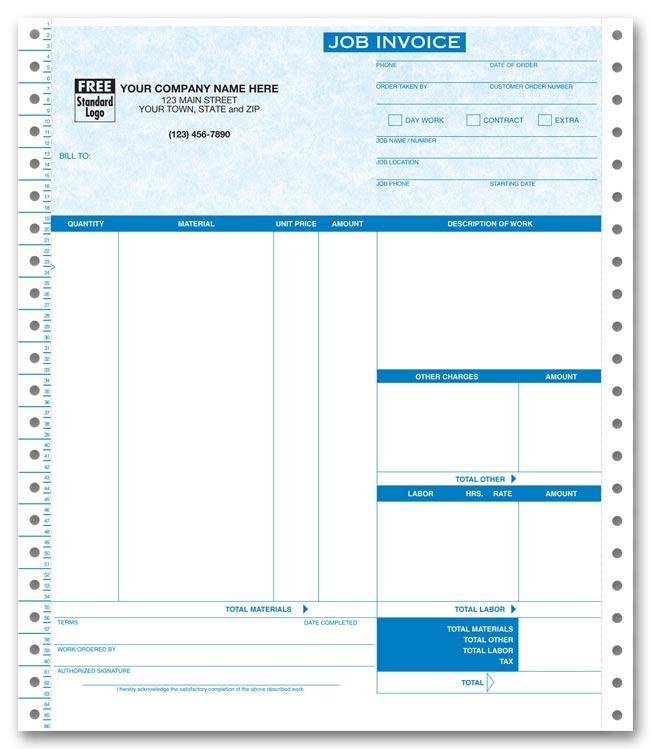 Continuous Job Invoice - Parchment