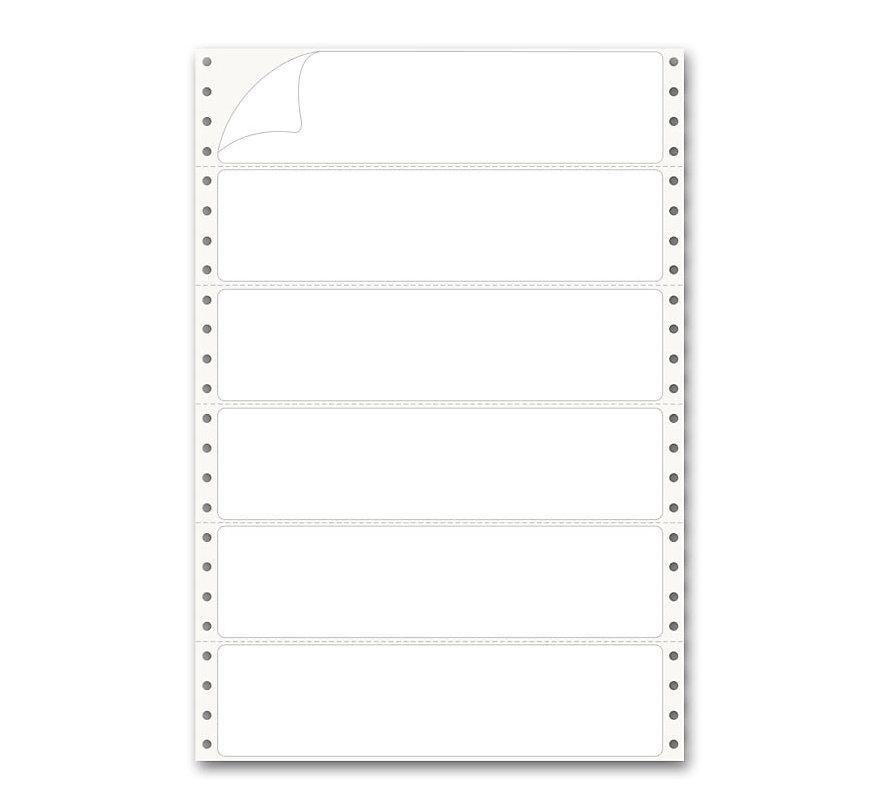 Pinfed Typing Strip Labels 2"