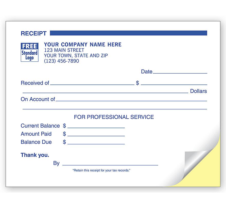 Receipts, 4.25 X 5.5
