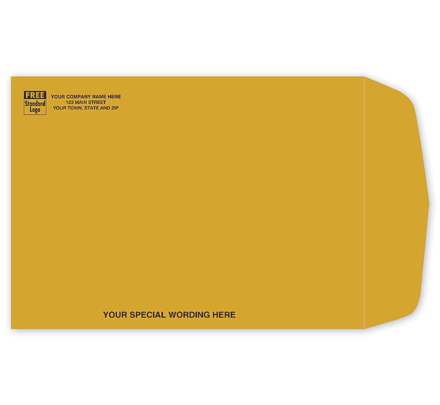 KRAFT BOOKLET ENVELOPE
