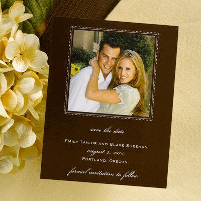 Dotted Border Save The Date