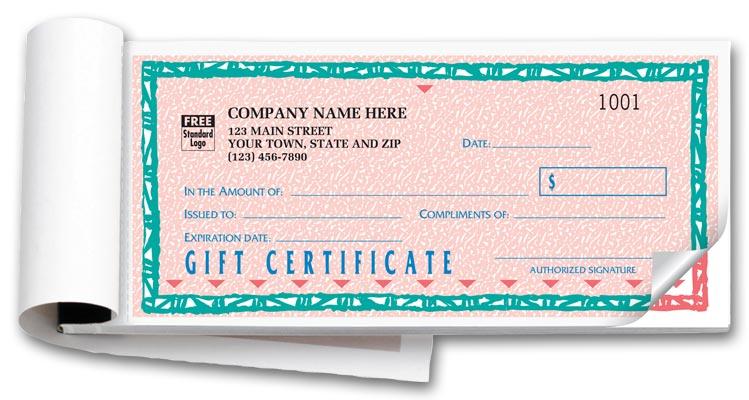 St. Croix Custom Gift Certificate Forms