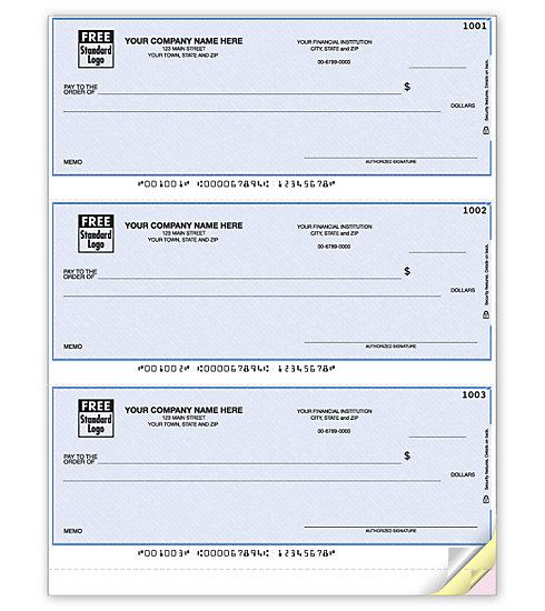 Laser 3 Per Page Checks, Lined