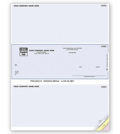 Laser Middle Checks, Peachtree For DOS Compatible