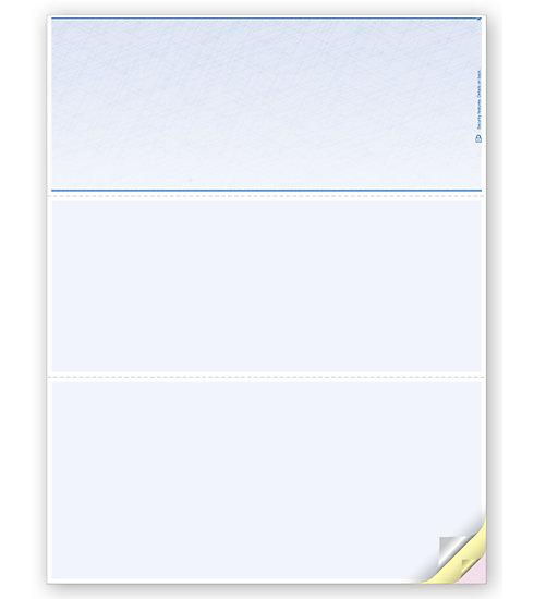 Blank Laser Checks, Top Format