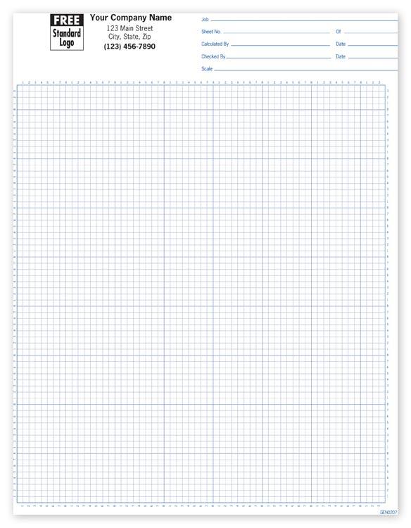 Padded Graph Paper 1/8 Inch