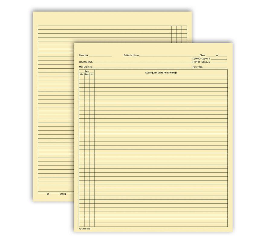 Continuation Exam Records Folder Style
