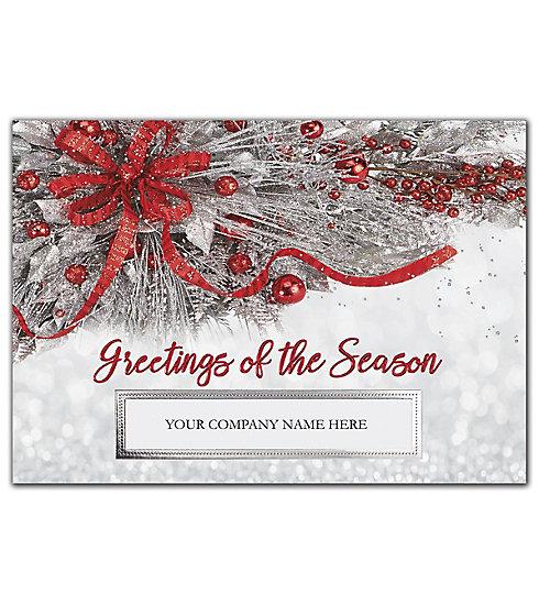 Silver Frost Holiday Cards