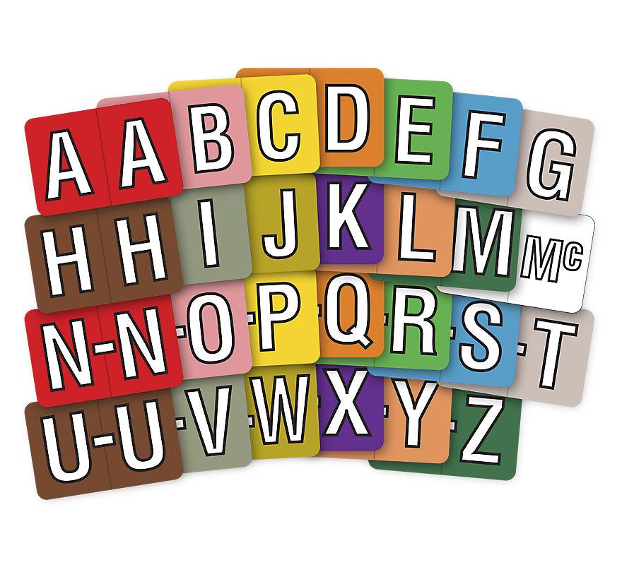 Barkley Alpha Label Sheets