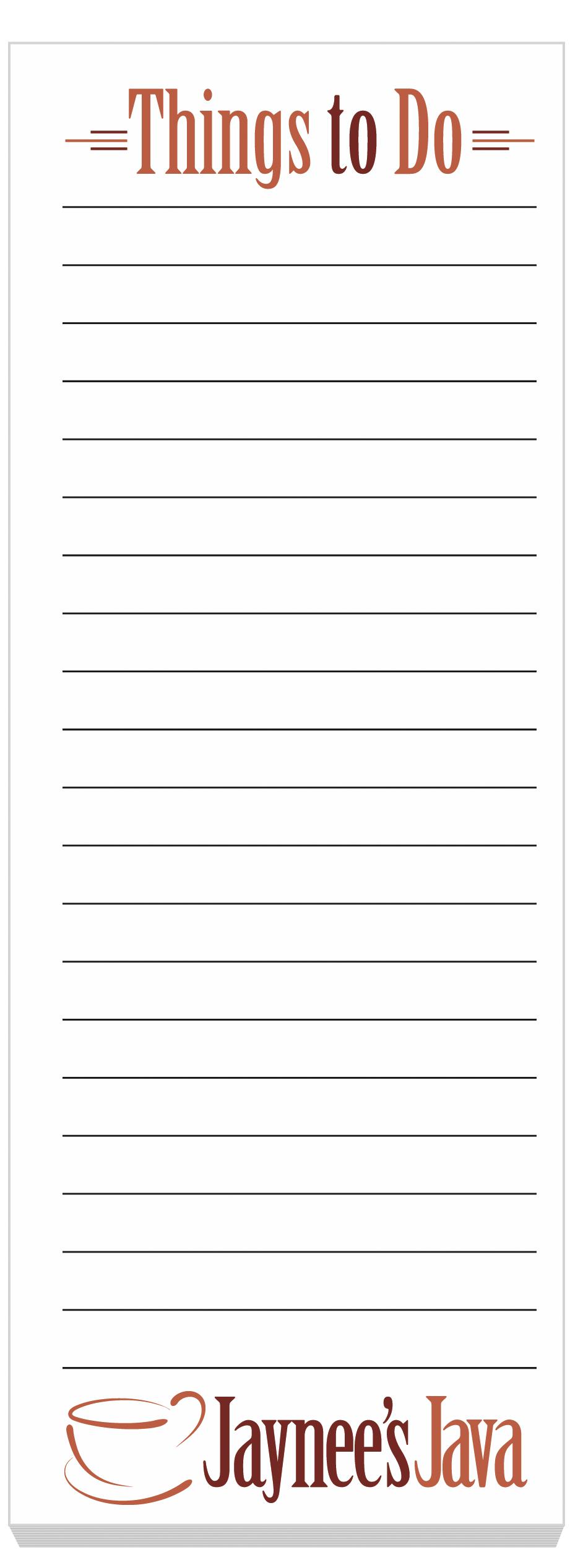 Souvenir® Sticky Note™ 3" x 8" Pad, 25 sheet