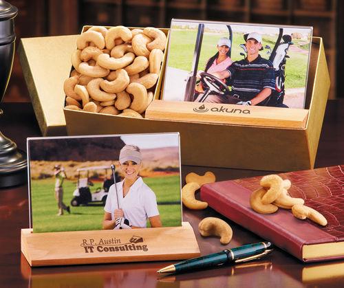 PF102, Photo Frame with Jumbo Cashews