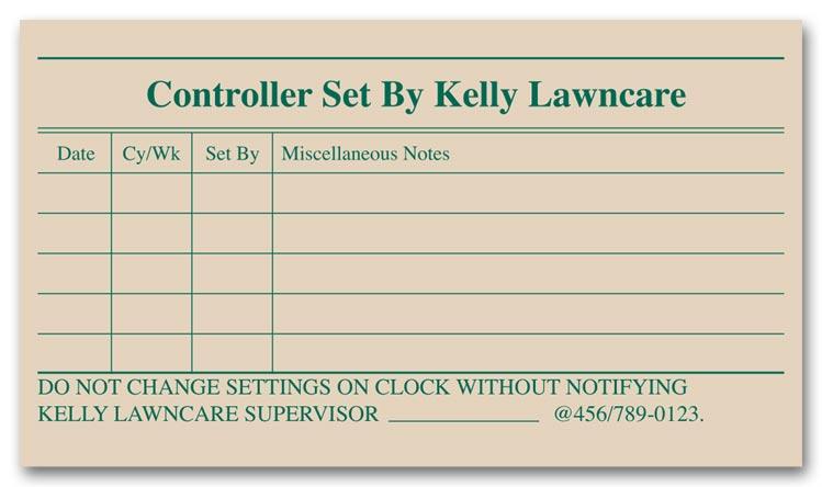 Square Corner Checklist Label